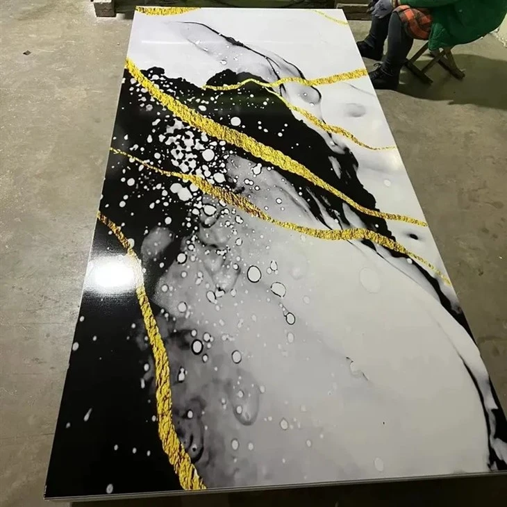 Marble UV Board 3d PVC Wall Panel Printing Sheet Fireproof